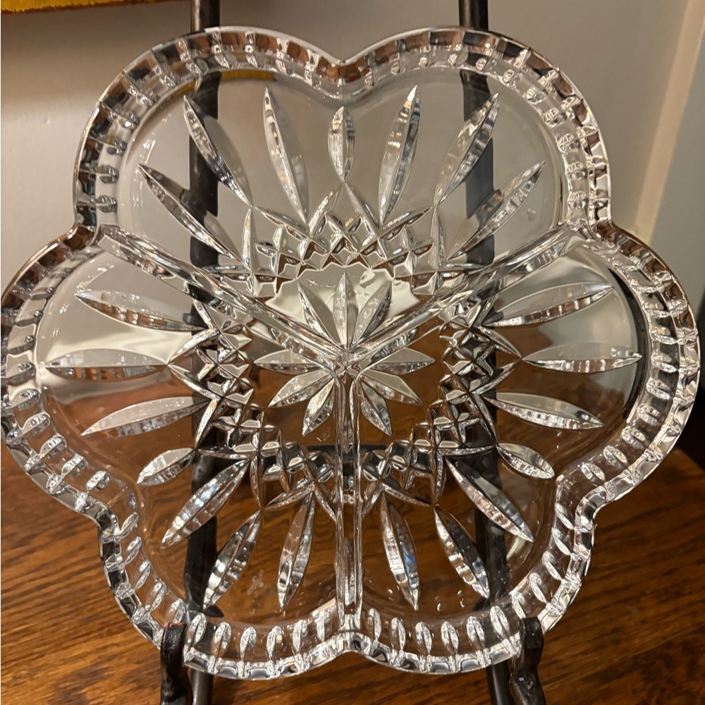 Waterford Crystal 3 part Relish Tray - Picture 2 of 4